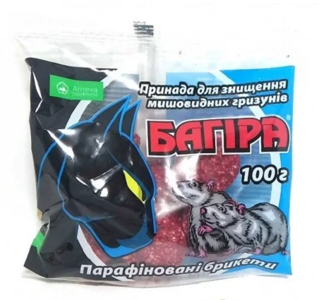 Багира 100 г парафинированный брикет, Укравит