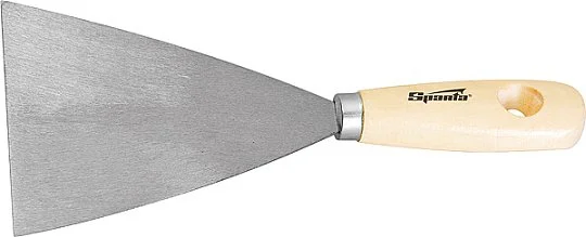 Шпательная лопатка 30 мм из стали, с деревянной ручкой (852035), Sparta