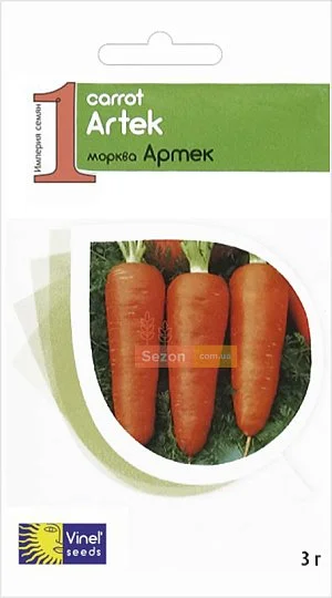 Морковь Артек 3 г шантане ранняя, Vinel' Seeds