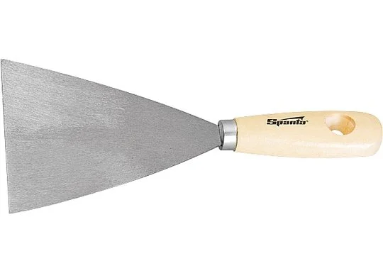 Шпательная лопатка 40 мм из стали, с деревянной ручкой (852065), Sparta