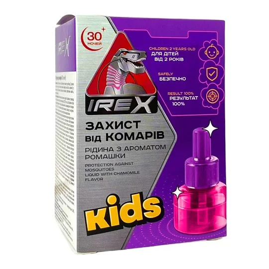 Жидкость от комаров 30 ночей для детей с запахом ромашки, Irex