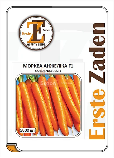 Морковь Анжелика F1 5000 семян среднеспелая, Erste Zaden