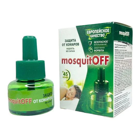  Москитоф 45 ночей жидкость от комаров, mosquitOFF - Фото 3
