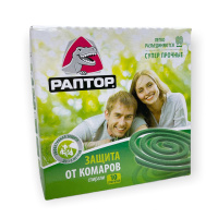 Спирали от комаров Раптор - Средства от комаров от магазина Сезон в Украине Спирали від комарів Раптор
