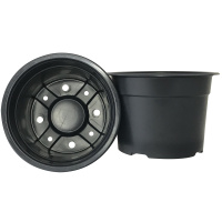 Горщик для розсади 120 мм 0,7л чорний з перфорацією