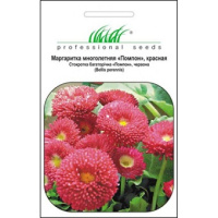 Маргаритка Помпон 0,01 г красная, Hем Zaden