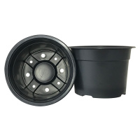 Горщик для розсади 120 мм чорний 0,6л.