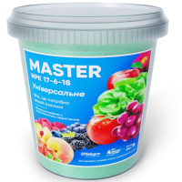 Удобрение Мастер 1 кг 17-6-18 в банке,  Organic planet
