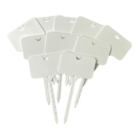 Таблички садовые - бирки белые, 10 шт