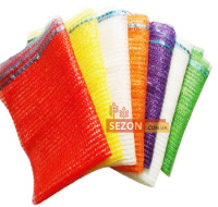 Сітка овочева 30х47 см червона, 100 шт.