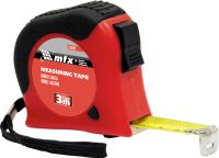 Рулетка Double fixation 10 м прорезиненный корпус, двойная фиксация (310619), Matrix