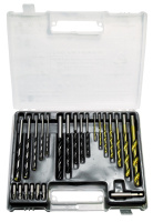 Набір свердел комбінований (бетон, метал, дерево) + дюбеля 300 предметів, Matrix