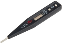 Тестер напряжения 12-220 В жидкокристаллический дисплей с неоновой лампочкой (130855), Sparta