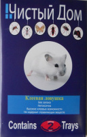 Липучка клеевая от грызунов Чистый дом размер 20х13,5 см, 2 шт
