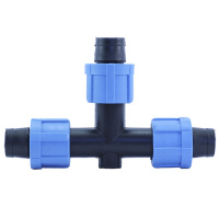 Тройник зажимной для капельной ленты, Chinadrip irrigation