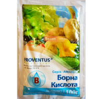 Борная кислота 100 г комплексное микроудобрение, Proventus