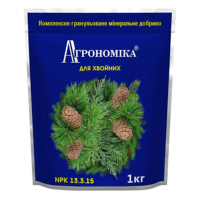 Агрономика минеральное удобрение для хвойных 1 кг N.P.K. 13.3.15, Киссон