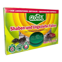 Глобал ловушка зеленая от тараканов и муравьев 6 шт