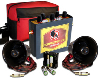 Отпугиватель птиц Коршун-16: 2 динамика, площадь защиты 10 га