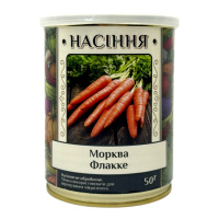 Морковь Флакке 50 г в банке, Агролиния