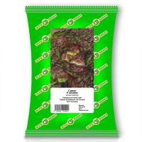 Салат 4 сезони качаний червоний 100 г, Агролінія