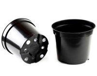 Горщик для розсади 100 мм чорний