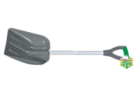 Лопата снеговая 275х320 мм металлический держак морозостойкий пластик (61502), Palisad