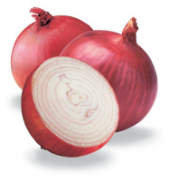 Лук Веселка ваговий ріпчастий середньостиглий червоний