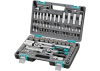 Набір інструменту 94 предмети 1/2", 1/4" пластиковий кейс (14106), STELS