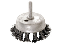 Щетка для дрели 30 мм торцевая, со шпилькой, металлическая проволока (744669), Matrix
