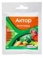 Актор 30 г інсектицид системної дії, Сімейний сад