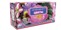 Удобрение Цветы 250 г NPK 12-15-28+3MgО+3S+МЭ водорастворимое, Новоферт