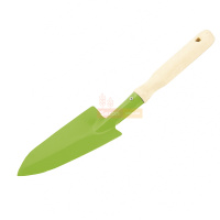 Лопатка садовая узкая с деревянной рукояткой 345 мм (62612), Сибртех