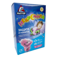 Раптор Некусайка 30 ночей набор жидкость + фумигатор, Raptor