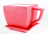 Вазон керамічний Чашка з блюдцем