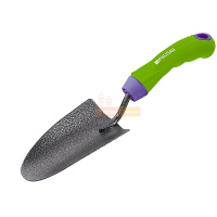 Совок посадочный широкий с прорезиненой рукояткой 320 мм (626458), Palisad