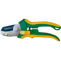 Секатор 210 мм титановый прямой срез 19 мм 71-810, Verano