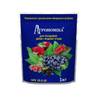 Агрономика минеральное удобрение для ягодных культур 1 кг N.P.K. 10.5.10, Киссон