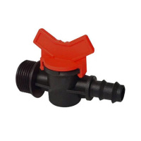 Миникран с резьбой наружной 1/2 - трубка 16 мм, SantehPlast