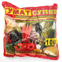 Гумат супер 100 г удобрение, Биохим-Сервис