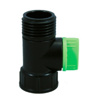 Кран одинарний з внутрішнім та зовнішнім різьбленням 3/4", Presto