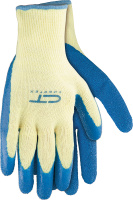 Рукавички робочі х/б: розмір М рельєфний латексний облив (67751), Сибртех