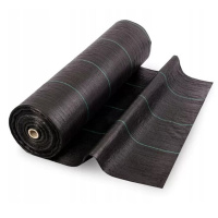 Агротканина 100 г/м.кв. 1,7 х 25 м чорне, Growtex