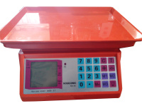 Весы торговые электронные 40 кг оранжевые