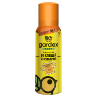Аэрозоль для детей от комаров и клещей 100 мл, Gardex
