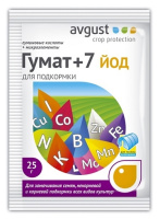 Гумат +7 йод 25 г органо-минеральное удобрение