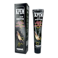 Крем для взуття чорний 50мл без аплікатора