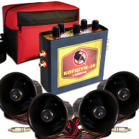 Отпугиватель птиц Коршун-16: 4 динамика, площадь защиты 13-15 га