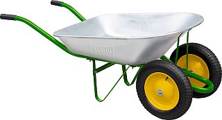 Тачка садова на 170 кг, 2 колеса, об'єм 78 л (689228), Palisad