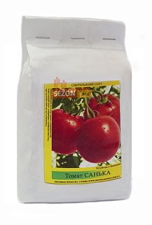 Томат Санька 500 г для переработки кустовой ультраранний